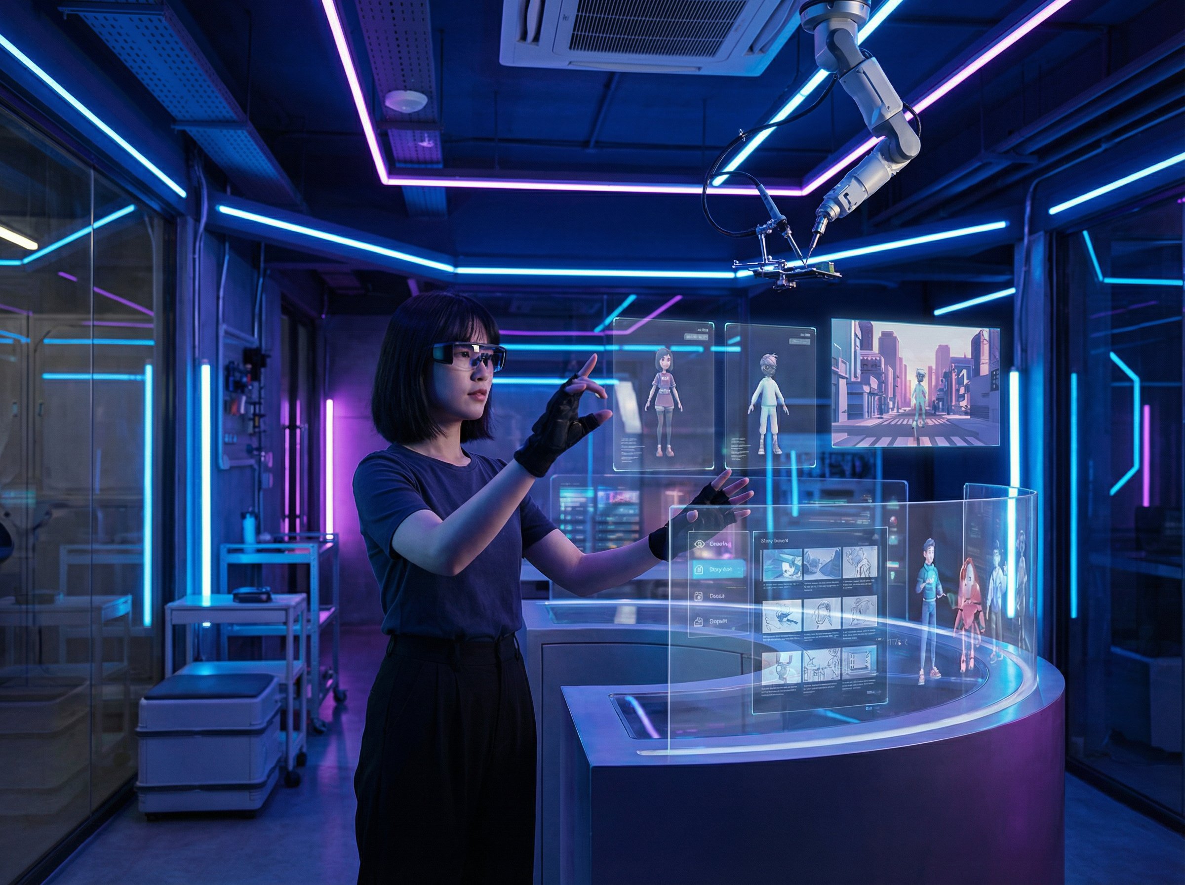 里番网AI赋能动漫创作